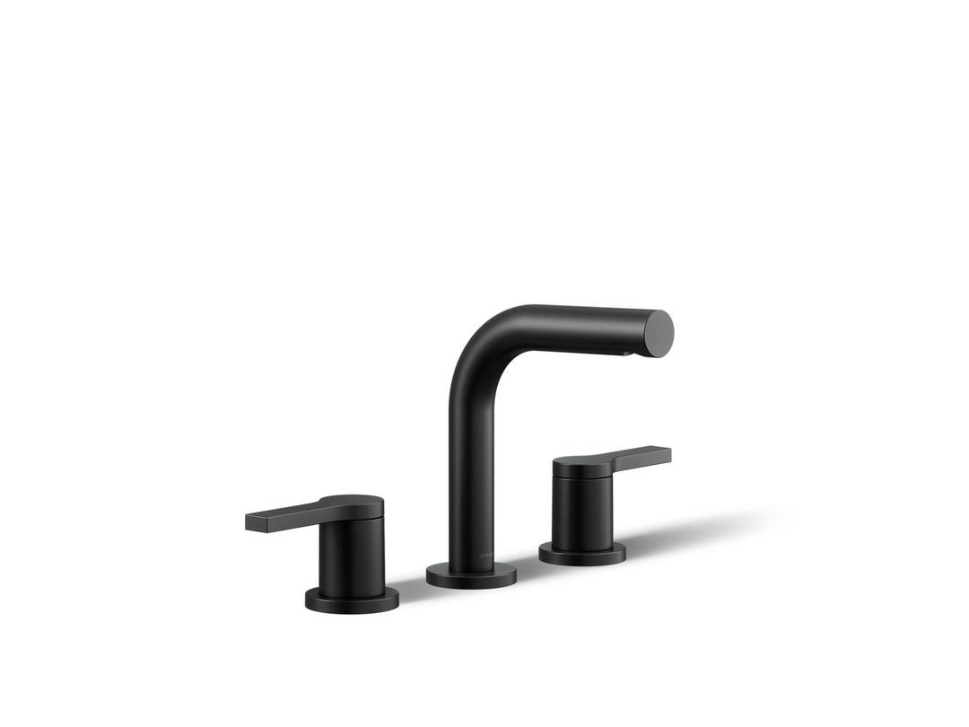 Kohler Elate Widespread bathroom sink faucet, 1.2 gpm - Matte Black by Kohler