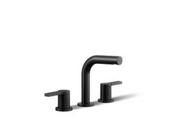 Kohler Elate Widespread bathroom sink faucet, 1.2 gpm - Matte Black - image 1