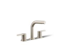 Kohler Elate Widespread bathroom sink faucet, 1.2 gpm - Vibrant Brushed Nickel - image 1