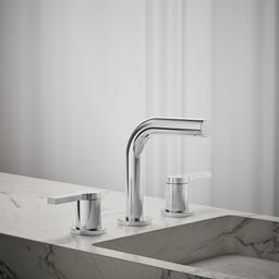 Kohler Elate Widespread bathroom sink faucet, 1.2 gpm - Polished Chrome - image 2