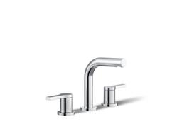Kohler Elate Widespread bathroom sink faucet, 1.2 gpm - Polished Chrome - image 1