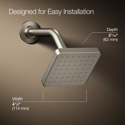 Kohler Venza Single-function showerhead, 1.5 gpm - Vibrant Brushed Nickel - image 3