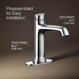 Kohler ToneE Touchless bathroom sink faucet, 1.2 gpm - Polished Chrome - image 3
