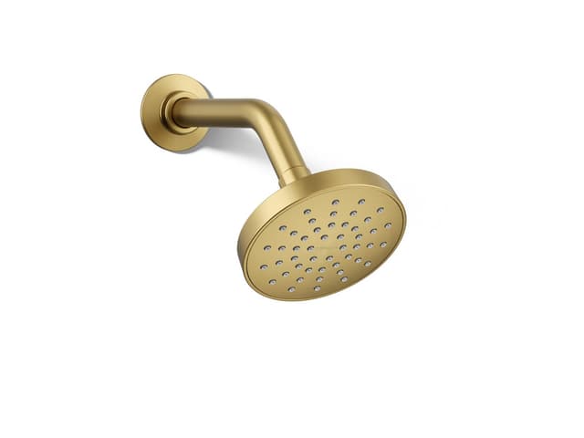 Kohler Elate Single-Function Showerhead 2.5 GPM - Vibrant Brushed Moderne Brass