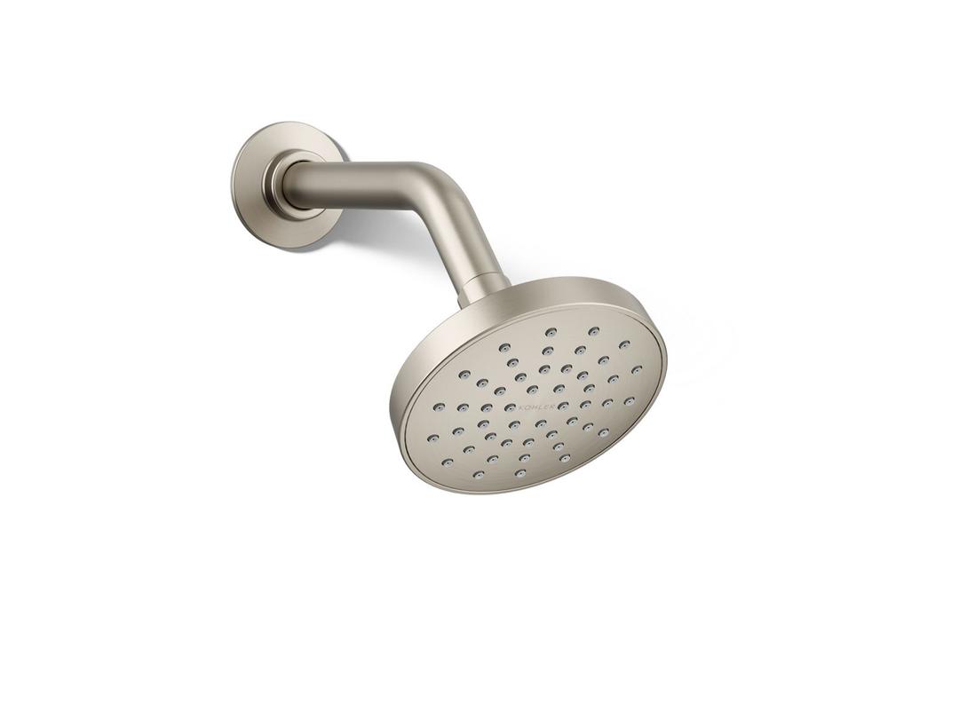 Elate Single-Function Showerhead 2.5 GPM - Vibrant Brushed Nickel by Kohler