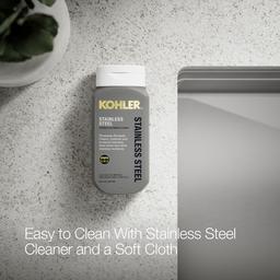 Kohler Strive 23'' undermount single-bowl workstation kitchen sink - Stainless Steel - image 4