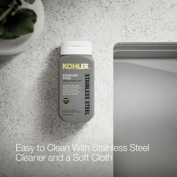 Kohler Strive 32'' undermount single-bowl workstation kitchen sink - Stainless Steel - image 4