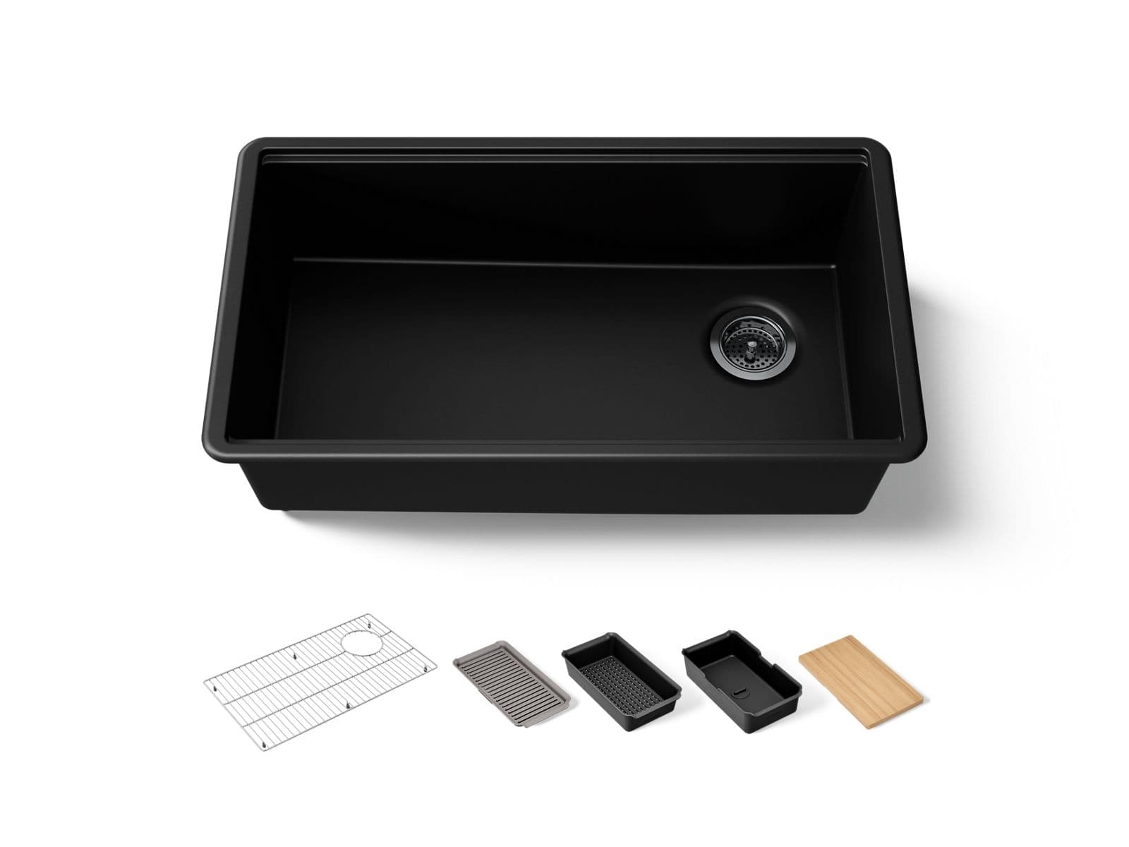 Kohler Billings® 32-1/2" undermount single-bowl workstation kitchen sink by Kohler