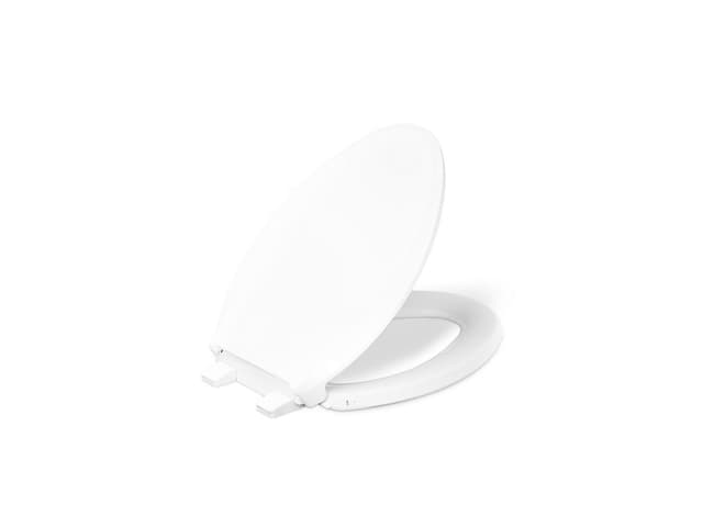 Kohler Cachet Heated ReadyLatch Quiet-Close Elongated Toilet Seat - White