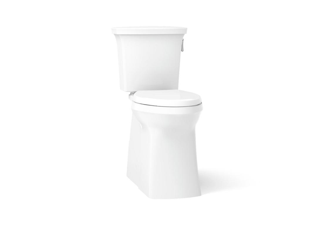Kohler Corbelle Tall two-piece elongated toilet with skirted trapway, 1.28 gpf - White by Kohler