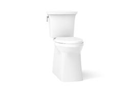 Kohler Corbelle Tall two-piece elongated toilet with skirted trapway, 1.28 gpf - White - image 1