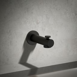 Kohler Elate Wall-mount bath spout with diverter - Matte Black - image 2