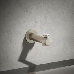 Kohler Elate Wall-mount bath spout with diverter - Vibrant Brushed Nickel - image 2
