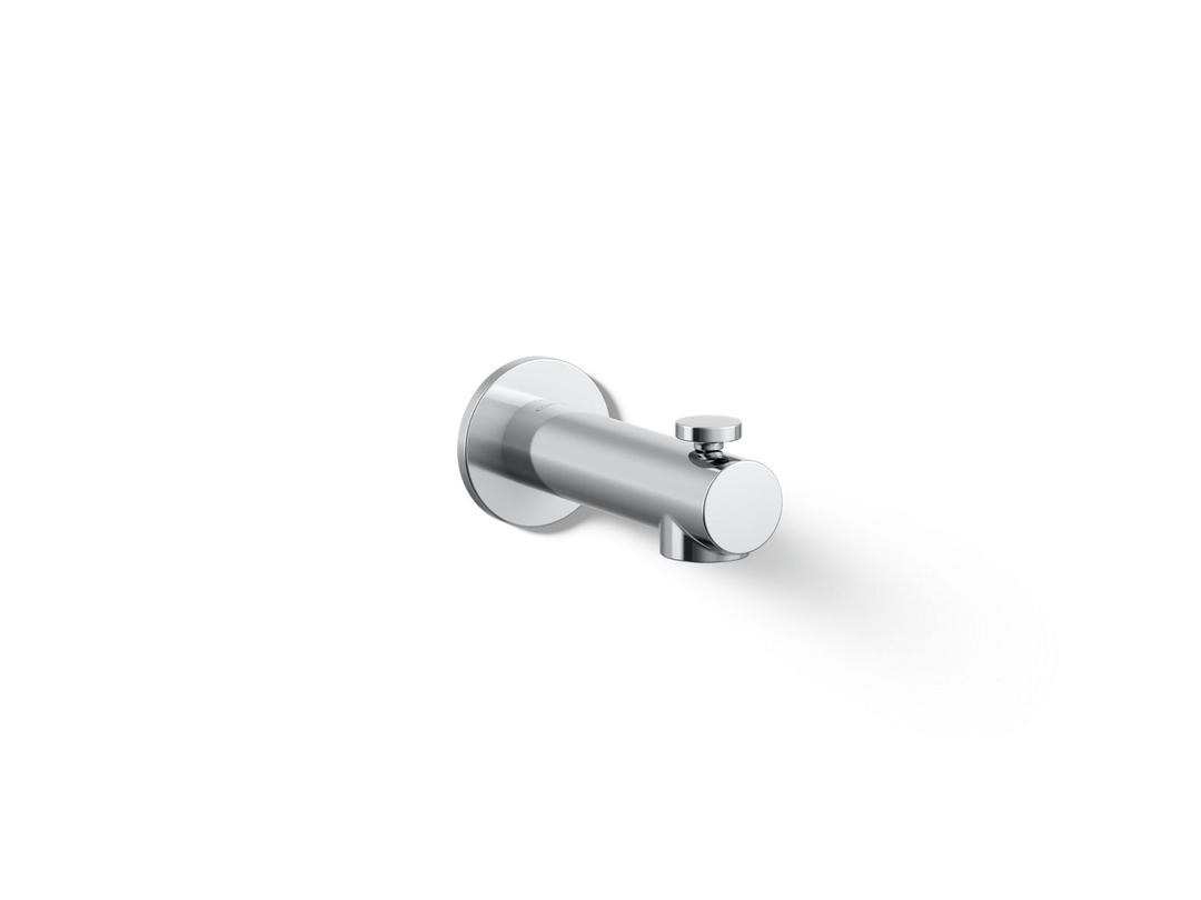 Kohler Elate Wall-mount bath spout with diverter - Polished Chrome by Kohler