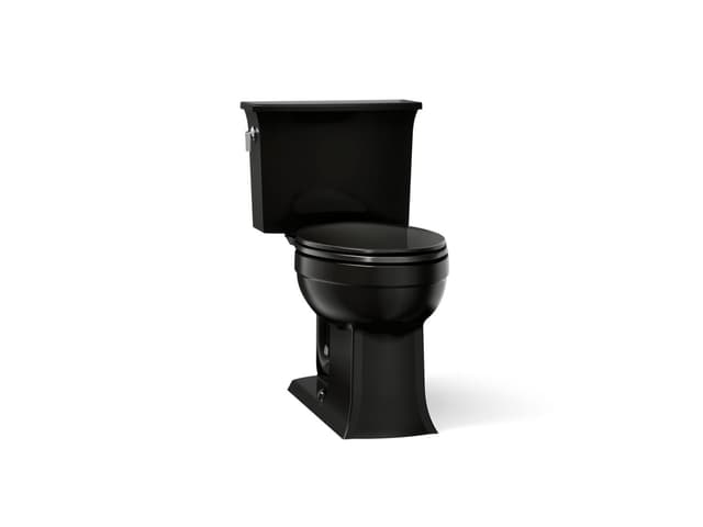 Kohler | Archer | Floor Mount Two Piece Toilet - Black