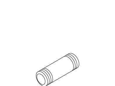 Kohler Genuine Parts Nipple, 3/8-18 NPT X 2 by Kohler Genuine Parts