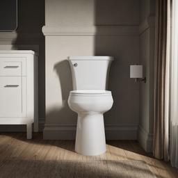 Kohler Tall two-piece round-front toilet, 1.28 gpf - White - image 4