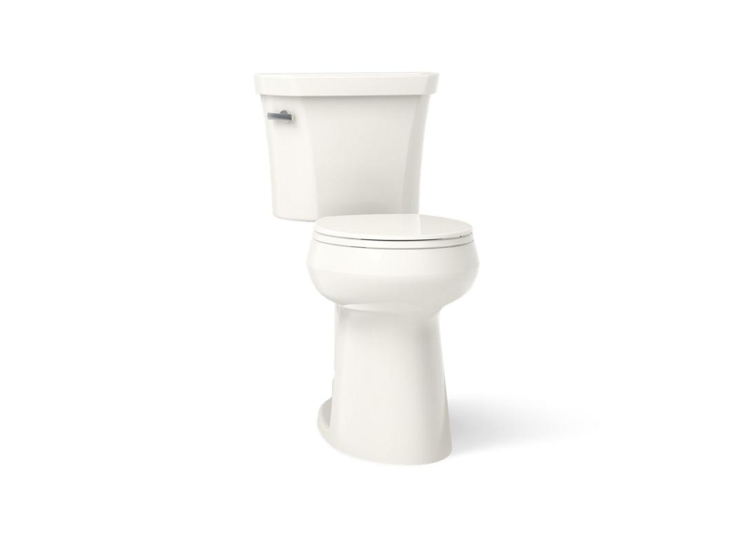 Kohler Tall two-piece round-front toilet, 1.6 gpf - Biscuit by Kohler