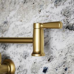 Kohler Wall-mount pot filler - Vibrant Brushed Moderne Brass - image 4