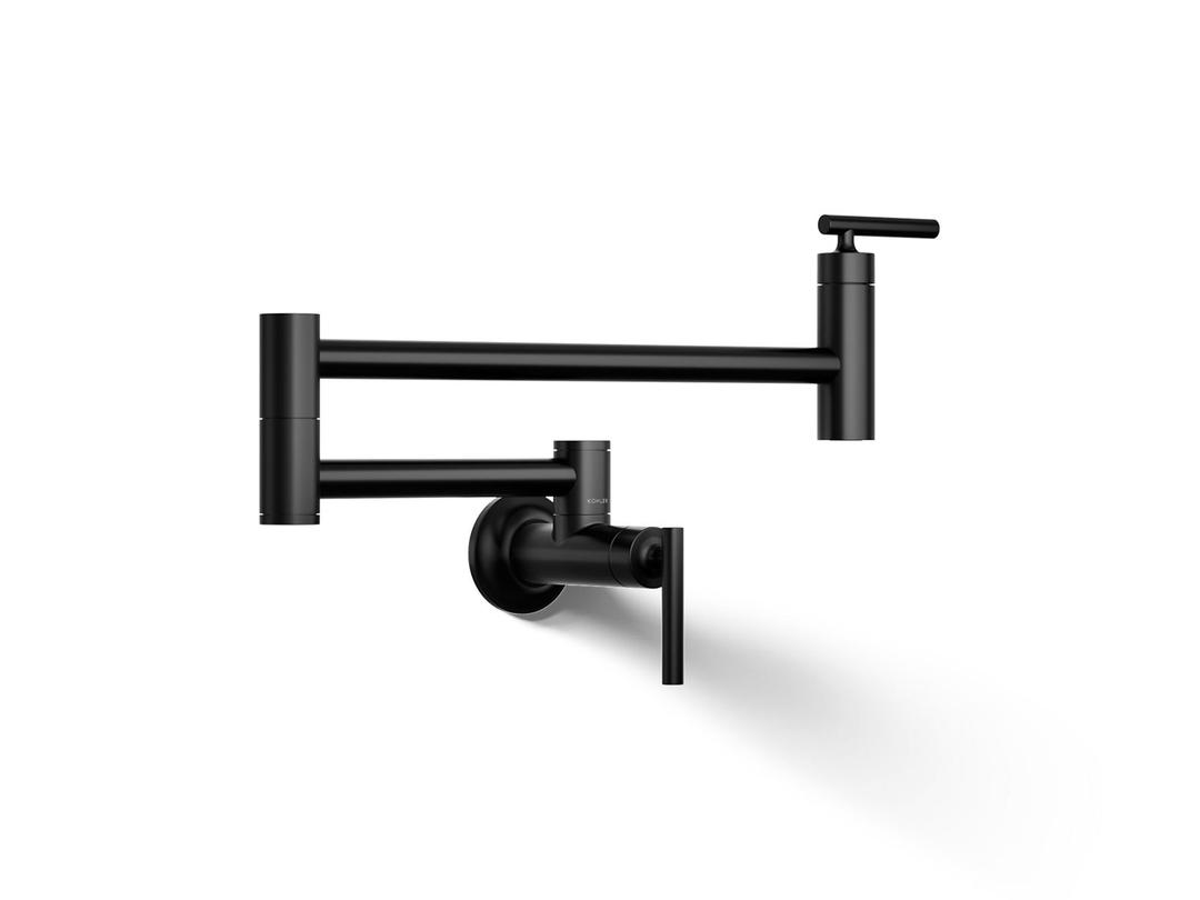 Kohler Wall-mount pot filler - Matte Black by Kohler