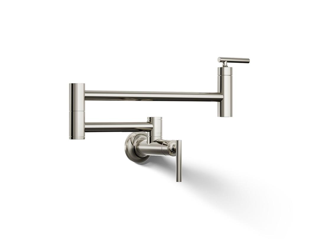 Kohler Wall-mount pot filler - Vibrant Polished Nickel by Kohler
