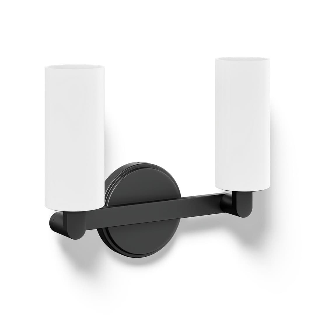 Kohler Crue Two-light sconce - Matte Black by Kohler