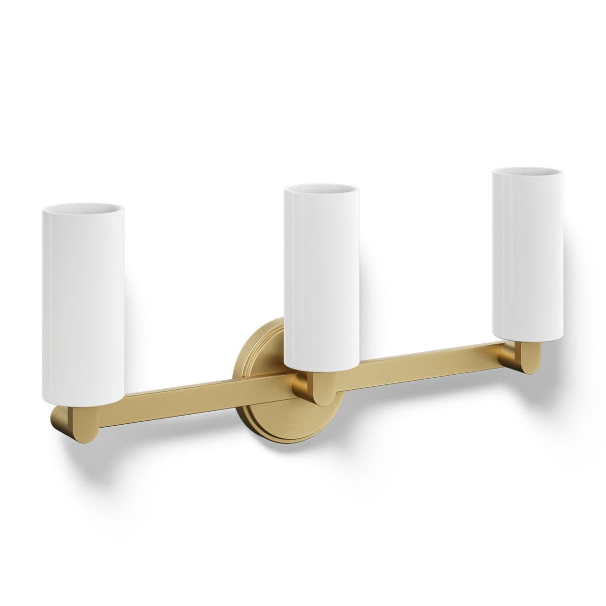 Kohler Crue Three-light sconce - Brushed Moderne Brass by Kohler