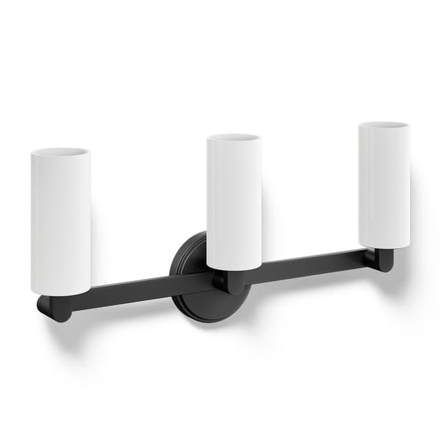 Kohler Crue Three-light sconce - Matte Black
