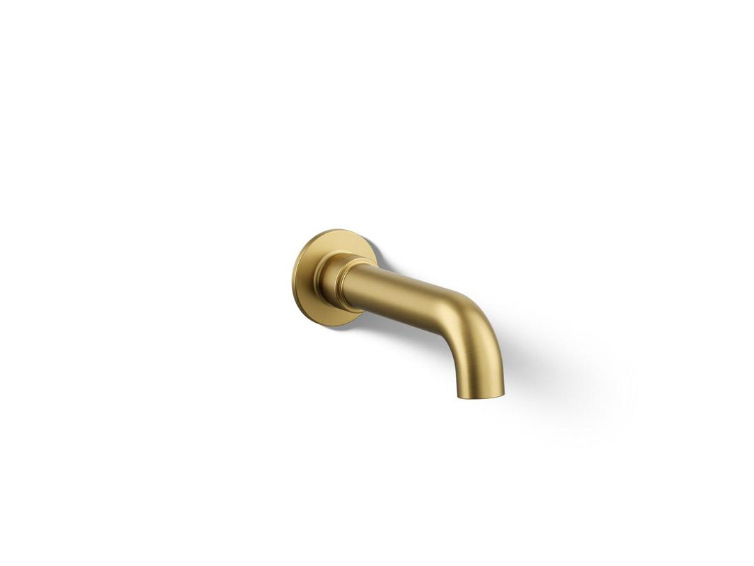 Kohler CastiaE by Studio McGee Wall-mount bath spout - Vibrant Brushed Moderne Brass by Kohler