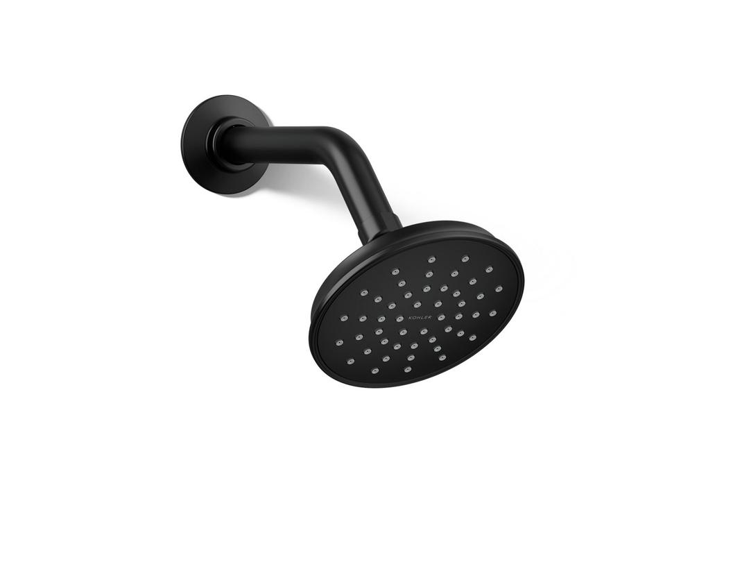 Kohler | Bellera | Fixed Shower Head - Matte Black by Kohler