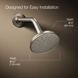Kohler | Bellera | Fixed Shower Head - Vibrant Brushed Nickel - image 3