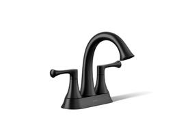 Kohler BuckleyE Centerset bathroom sink faucet, 1.0 gpm - Matte Black - image 1