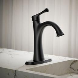 Kohler BuckleyE Single-handle bathroom sink faucet, 1.0 gpm - Matte Black - image 2