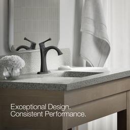 Kohler BuckleyE Single-handle bathroom sink faucet, 1.0 gpm - Matte Black - image 4