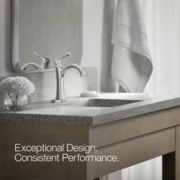 Kohler BuckleyE Single-handle bathroom sink faucet, 1.2 gpm - Polished Chrome - image 4