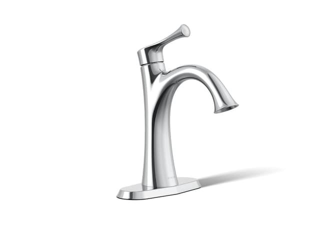 Kohler BuckleyE Single-handle bathroom sink faucet, 1.0 gpm - Polished Chrome