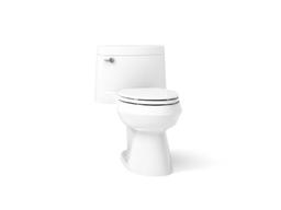 Cimarron One-piece elongated toilet with concealed trapway, 1.28 gpf - image 1