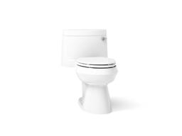 Cimarron One-piece elongated toilet with concealed trapway, 1.28 gpf - image 1
