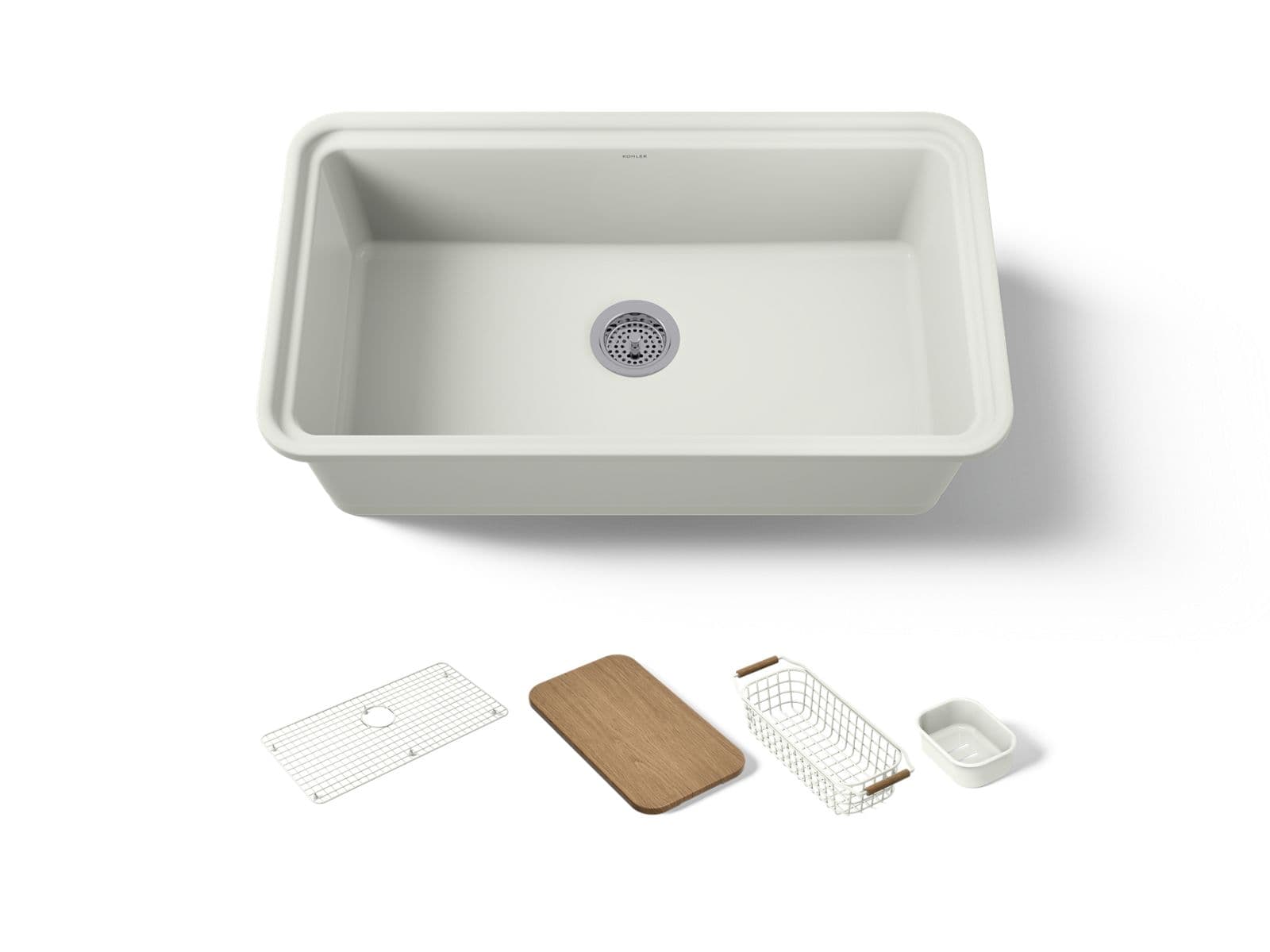 Kohler Audrine™ by Studio McGee 33" undermount single-bowl workstation kitchen sink by Kohler