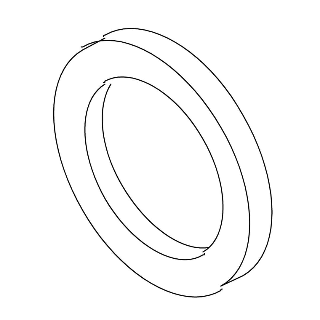 Kohler Genuine Parts Washer, 1/2ID X 3/4 OD by Kohler Genuine Parts
