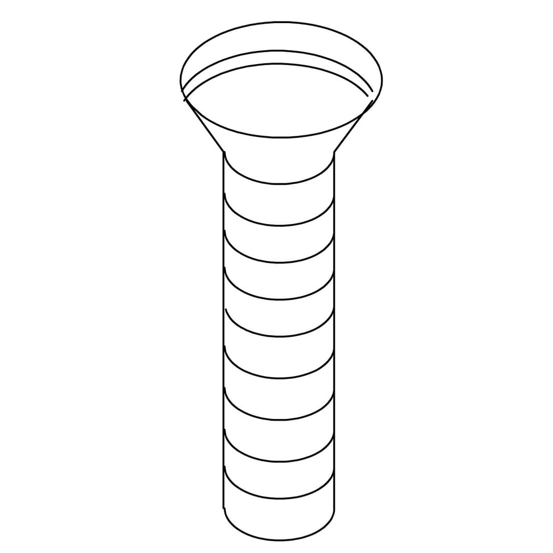 Kohler Genuine Parts Screw .250-20unc-2a X1.13 - Polished Chrome by Kohler Genuine Parts