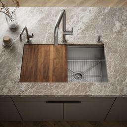 Kohler StagesE 33'' undermount single-bowl kitchen sink - Stainless Steel - image 2