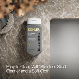 Kohler StagesE 33'' undermount single-bowl kitchen sink - Stainless Steel - image 4