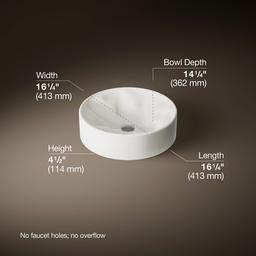 Kohler | Rista | Bathroom Sink - Natural White - image 3