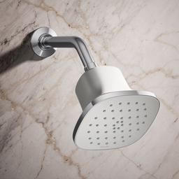 CinqE Square single-function filtered showerhead, 1.75 gpm - Polished Chrome - image 2