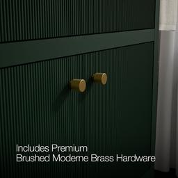 30'' bathroom vanity cabinet with sink and quartz top - image 7