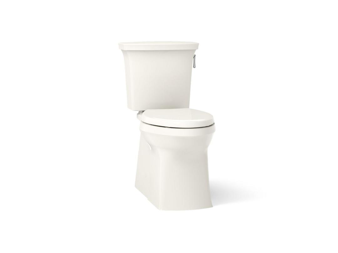 Corbelle Two-piece elongated toilet with skirted trapway, 1.28 gpf by Kohler