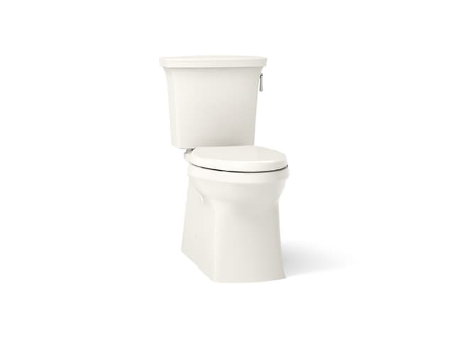 Kohler Corbelle Two-piece elongated toilet with skirted trapway, 1.28 gpf - Biscuit