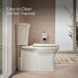 Corbelle Two-piece elongated toilet with skirted trapway, 1.28 gpf - image 4
