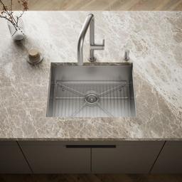 Kohler VaultE 25'' top-/undermount single-bowl kitchen sink - Stainless Steel - image 2